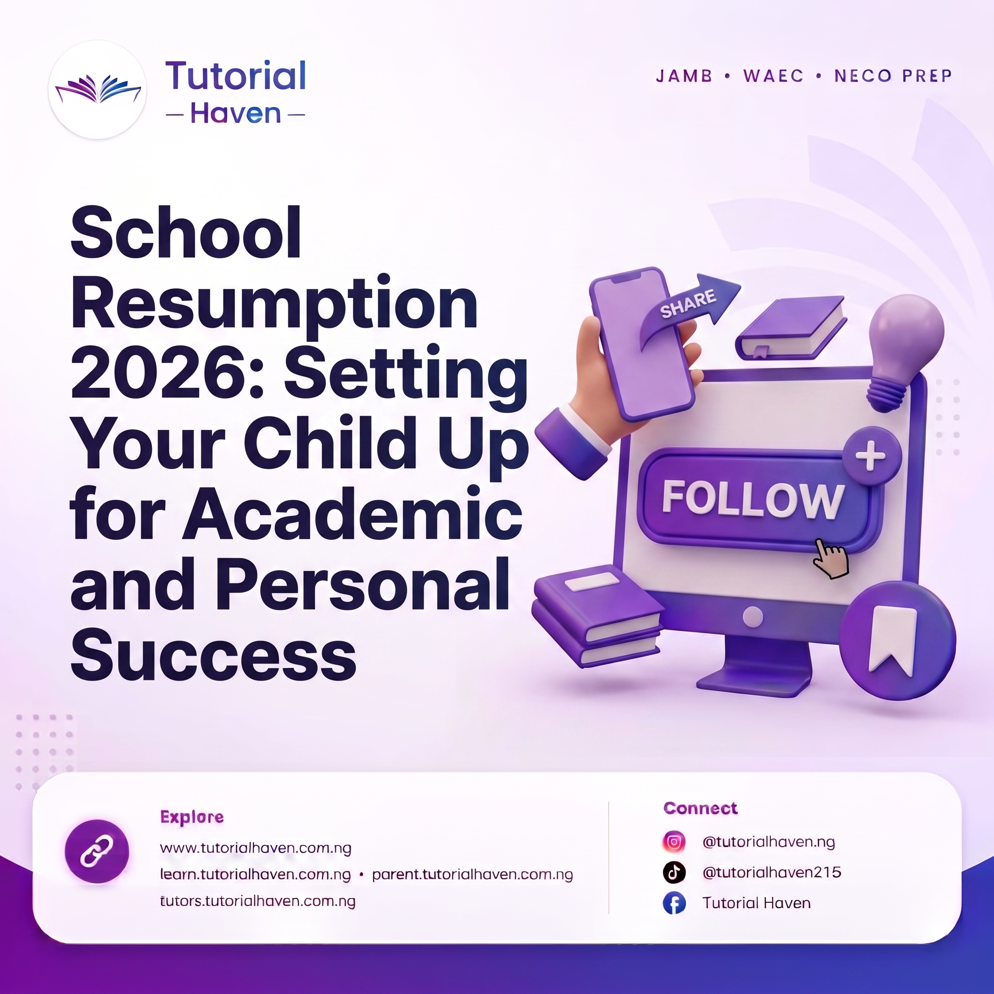 School Resumption 2026: Setting Your Child Up for Academic and Personal Success